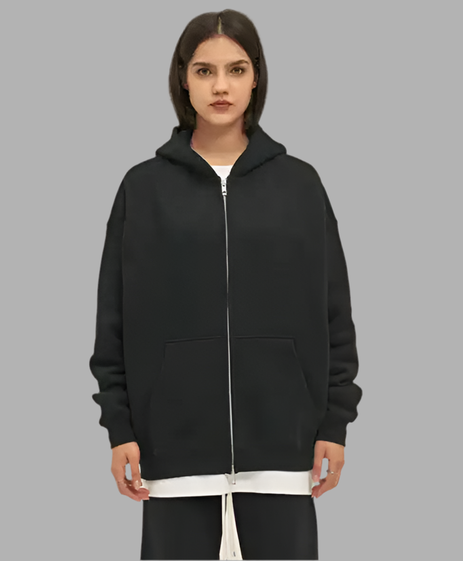 DT black zip hoodie